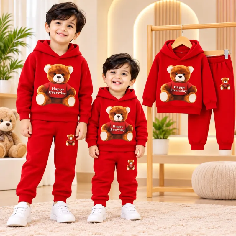 Kids' Brushed Cotton Hoodie and Pant Set, 3 Months to 8 Years