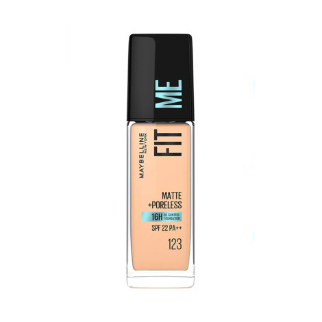 Maybelline Fit Me Matte Poreless 16H Oil Control Foundation - 123 (India)