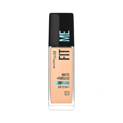 Maybelline Fit Me Matte Poreless 16H Oil Control Foundation - 123 (India)