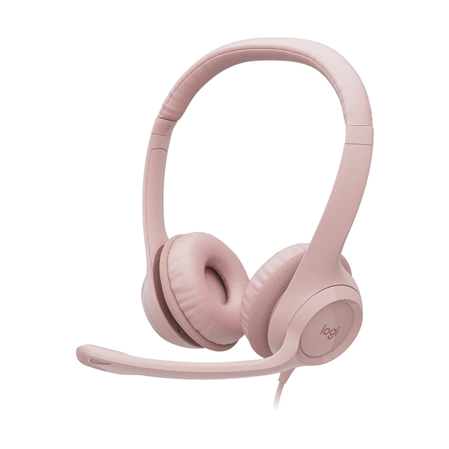 Logitech H390 USB Computer Headset Rose