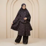 Elegant Palazzo long Khimar Set
