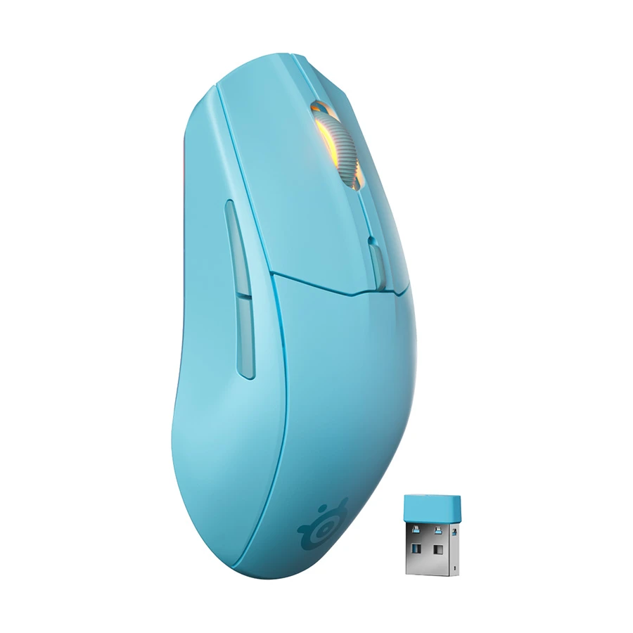 SteelSeries Rival 3 Wireless Gen 2 Dual Mode Aqua Gaming Mouse