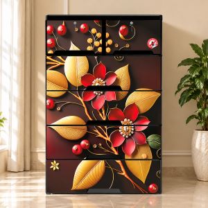 RFL Wardrobe Double 5D KD Deluxe- Red Love