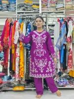 TC Cotton Embroidered Co-Ord Set for Office and Campus Wear