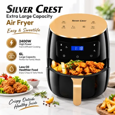 6L Digital Air Fryer with Touch Display