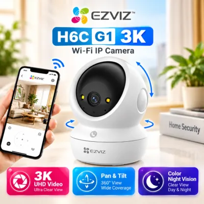 EZVIZ H6c G1 3K 5MP 360° Smart WiFi Camera