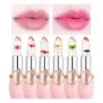 6 pcs Emaymei Transparent Jelly Change Lipstick