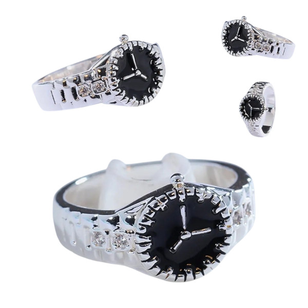 Creative Watch Shaped Fashion Ring