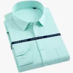 Men's Pure Cotton Long Sleeve Formal Shirt, Regular Fit