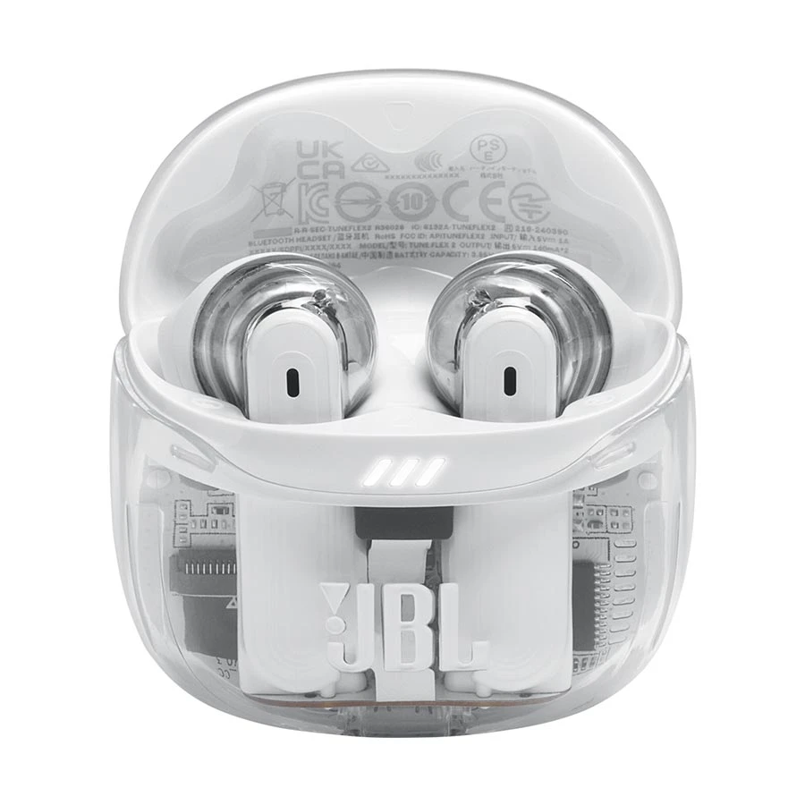 JBL Tune Flex 2 Ghost Edition ANC TWS Ghost White Bluetooth Earbuds