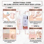 3w Clinic Crystal White Milky Body Lotion 150g (Korea)