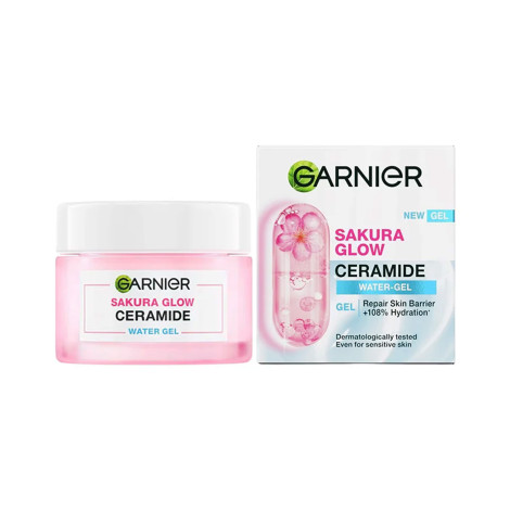 Garnier Sakura Glow Ceramide Water Gel 50ml (Thailand)