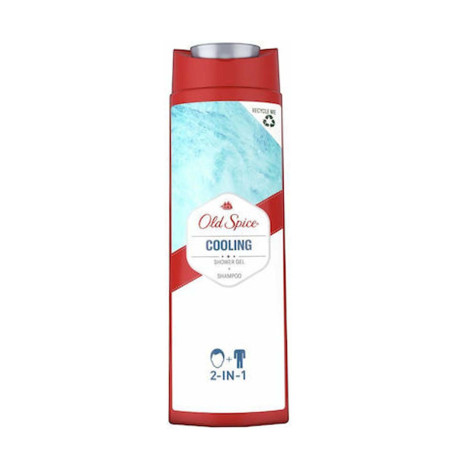 Old Spice Cooling 2in1 Shower Gel & Shampoo 400ml (Germany)