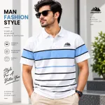 Premium Piqué Cotton Half-Sleeve Polo Shirt