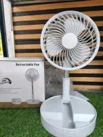Retractable Rechargeable Table Fan