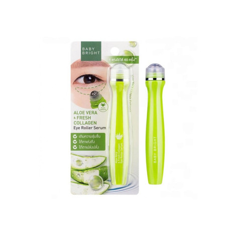 Baby Bright Aloe Vera and Fresh Collagen Eye Roller Serum 15ml (Thailand)
