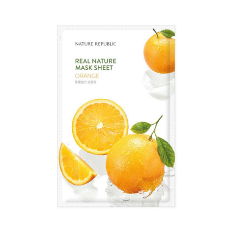 Nature Republic Real Nature Orange Mask Sheet 23ml (Korea)