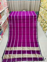 Tangail Half Silk Saree with Running Blouse, 12.5 Haath