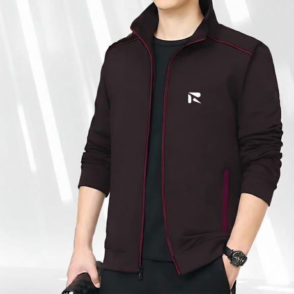 Men's Premium china Bonded Jacket (Coffee)