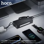 Hoco J155 Shine 20000mAh 22.5W & PD 20W Power Bank with 4 Built-in Cables