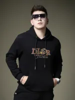 Men's Cotton Winter Hoodie with Full Sleeves, 320 GSM, 6 Colours