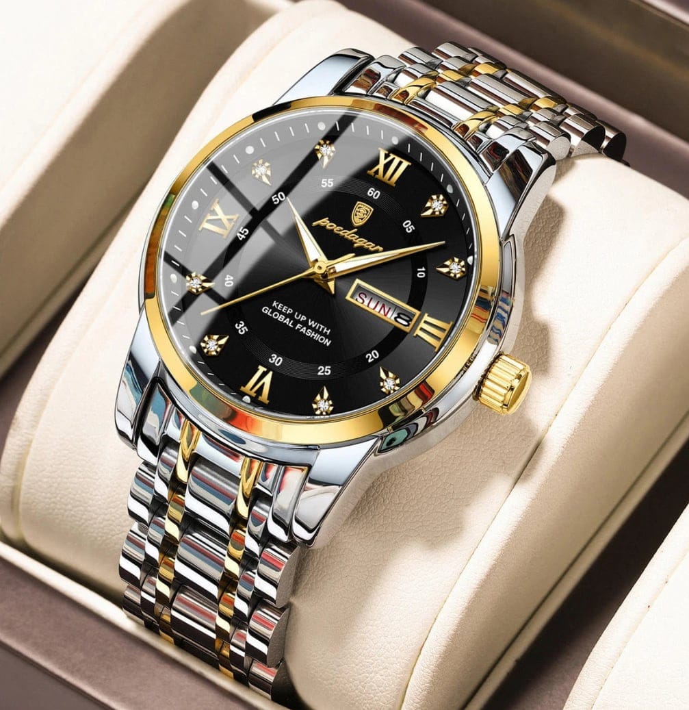 POEDAGAR 936 Luxury Men’s Watch (City Lock)