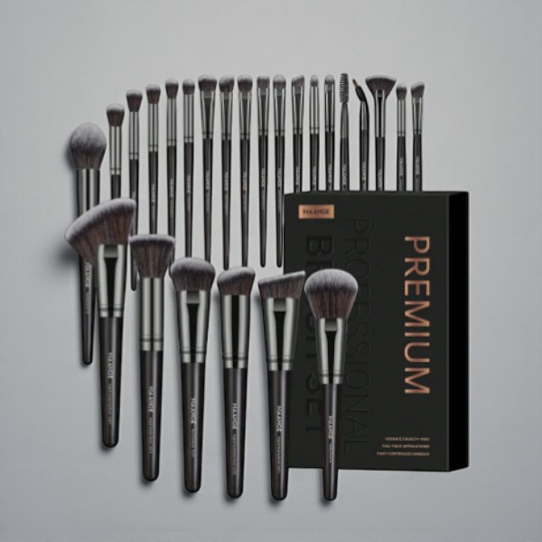 Maange 25 Pieces Professional Makeup Brush Set – Black (China)