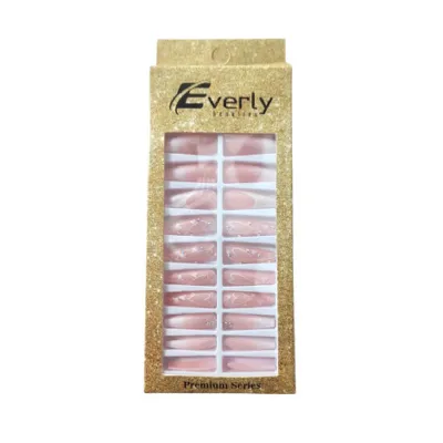 Everly Natural Fake Nails 24pcs - L104 (China)