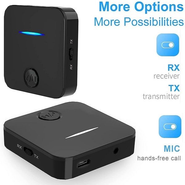 Bluetooth Audio Transmitter & Receiver (2-In-1)