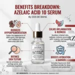 Cos De BAHA Azelaic Acid 10 Serum (AZ) 30ml (Korea)