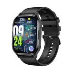 Blisbond Alpha Black AMOLED Bluetooth Calling Smart Watch