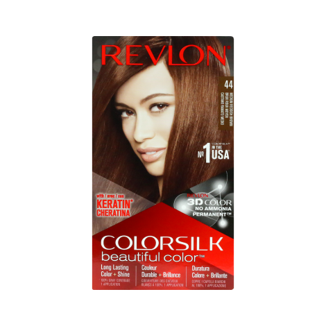 Revlon Colorslk Beautiful Hair Color - 44 Medium Reddish Brown (USA)