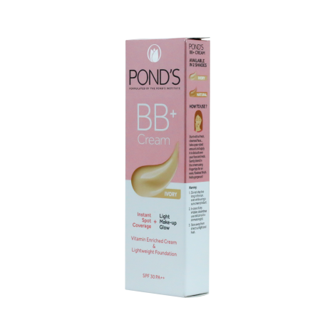 Ponds Ivory SPF30PA++ BB+ Cream 18g (India)