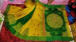 Dhupian Silk Saree, Embroidery and Block Print, 6 Colours