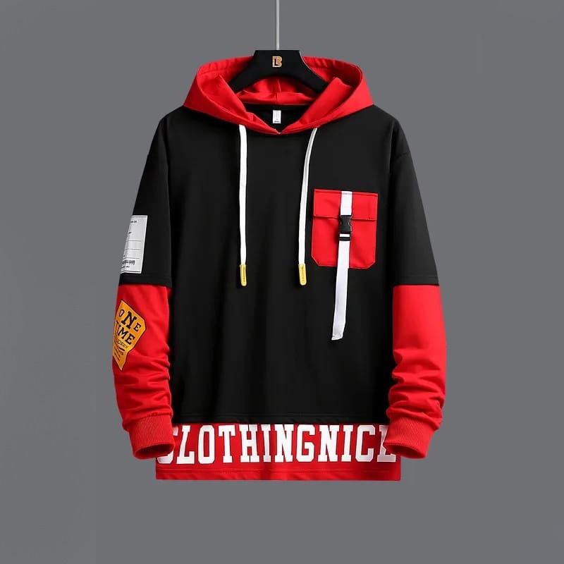 Cotton Winter Hoodie, 300 GSM, Chest 38 to 42 Inch, 4 Colours