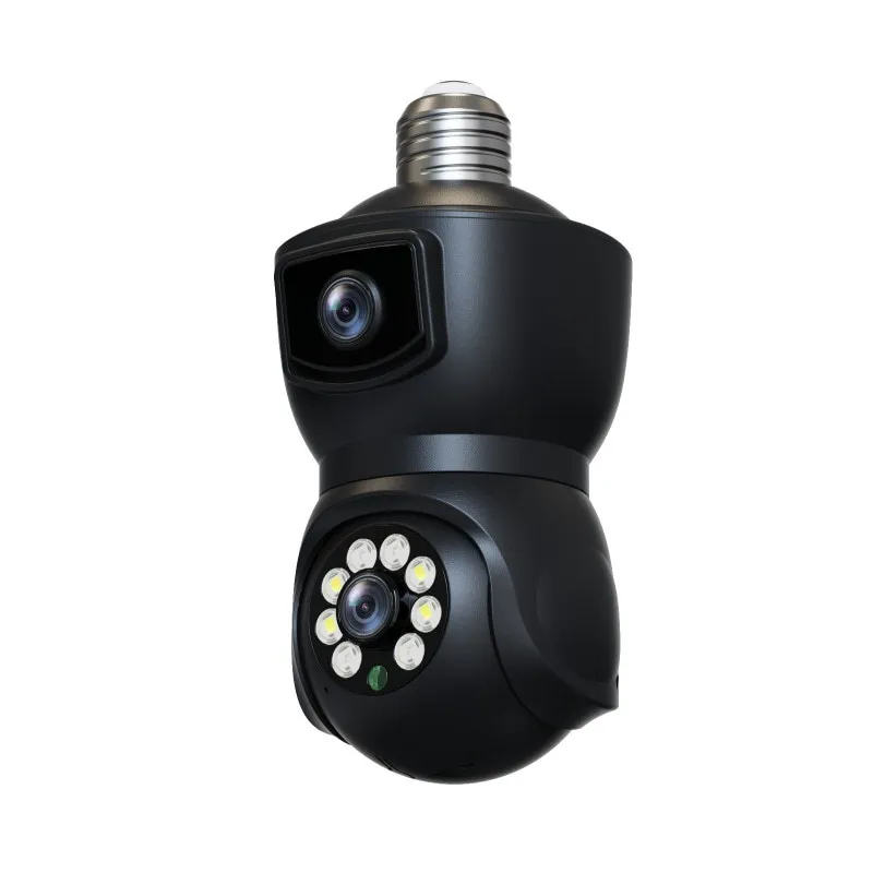 V380 E9 Dual Lens Bulb PTZ IP Camera.