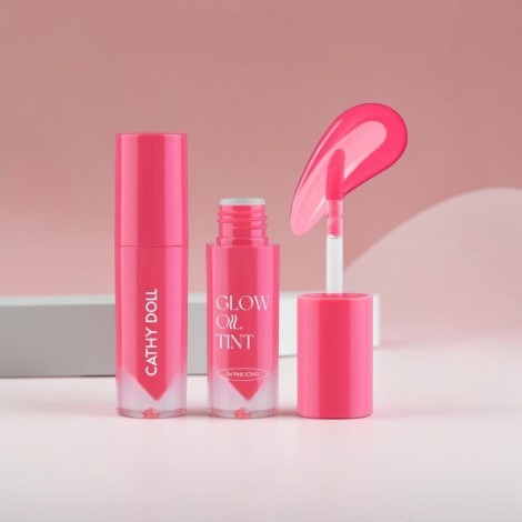 Cathy Doll Glow Oil Tint - 04 Pink Icing (Thailand)
