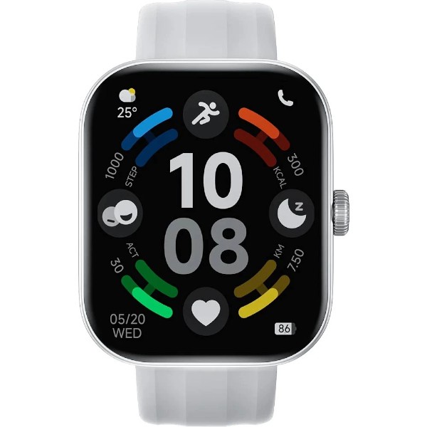 Haylou Watch Faro Silver Bluetooth Calling Smart Watch