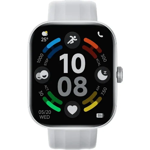 Haylou Watch Faro Silver Bluetooth Calling Smart Watch