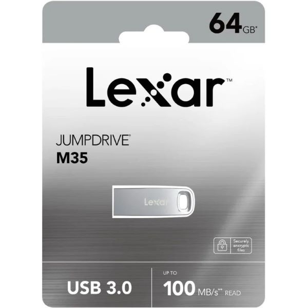 Lexar JumpDrive M35 – 64GB (Silver Color)