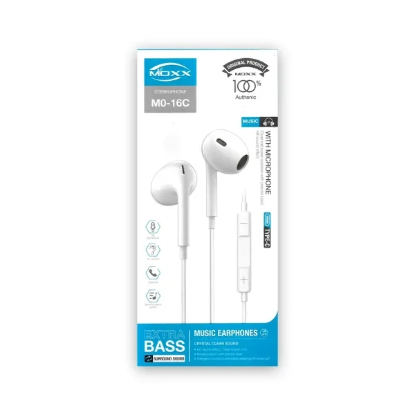 MOXX Music Type-C Earphone (MO-16c)