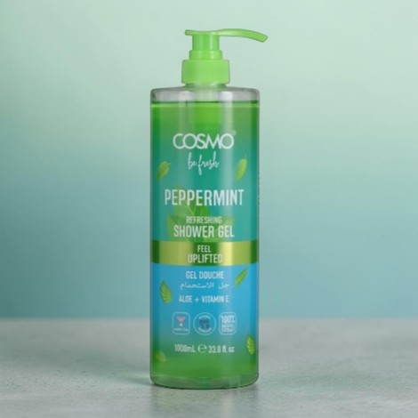 Cosmo Feel Uplifted Peppermint Refreshing Shower Gel 1000ml (UAE)