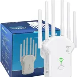 1200Mbps Dual-Band WiFi Router & Extender with 6 Antennas