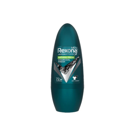 Rexona Men Motion Activated Natural Fresh Charcoal Fresh Roll On 45ml (Indonesia)