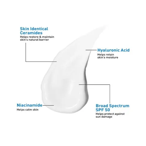 CeraVe AM Facial Moisturizing Lotion with Sunscreen SPF 50 89ml (USA)