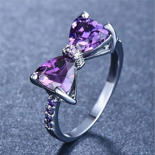 Luxury Colorful Butterfly Rings