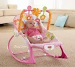 iBaby Musical & Soothing Baby Bouncer – 2-in-1 Rocking Seat & Toddler Chair