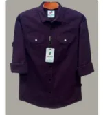 Fashionable casual shirt for men(purple)