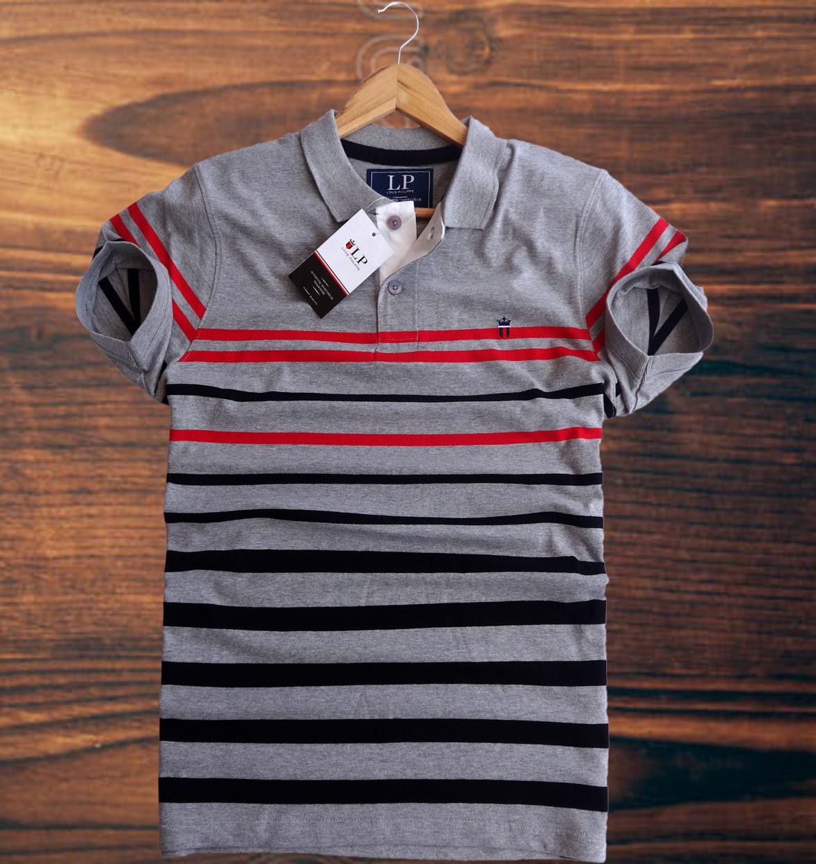 Men's Knit-Dyed Cotton Polo Shirt, 190 GSM, Size M, 3 Colours