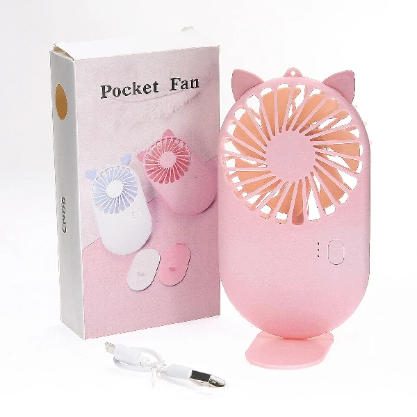 A8 Mini portable, rechargeable cartoon fan with 800mah battery